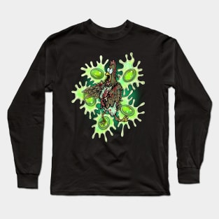 Zombie Chicken Long Sleeve T-Shirt